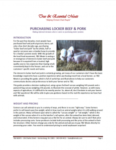 Locker Meat Brochure Image